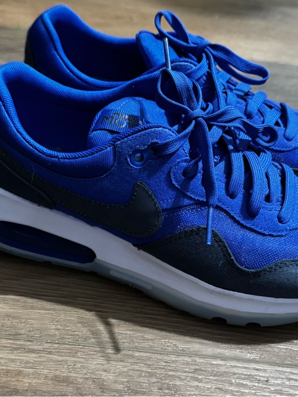 Nike Royal Blue and Black Low-Top Sneakers